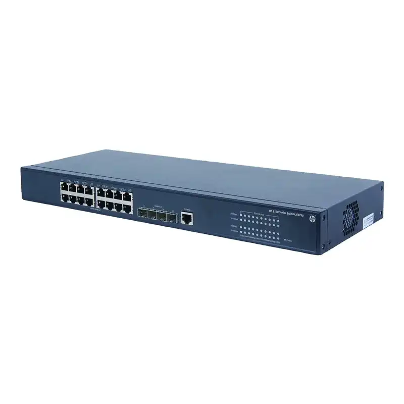 HPE 5120-16G SI - Commutateur - C3 - Géré - 16 x 10 - 100 - 1000 + 4 x Gigabit SFP - Montable sur rack (JE073B)_1